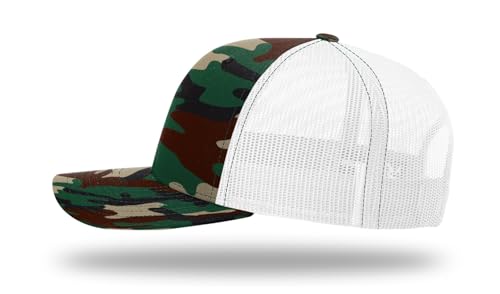 Image of Richardson 112 Trucker Hat - Premium Blank Baseball Cap, Adjustable Snapback Hat - Structured Six Panel Richardson Blank Hats