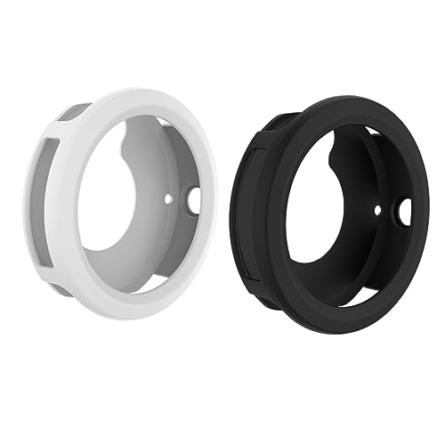 UPKOCH 2 Pcs Soft Silicone Case Cover Smartwatch Protector Bumper Watch Shockproof Protective Frame Cover Silicone Bumpers Convex Cubicle Mirror Smart Watch Case Box Cover Anti-aging