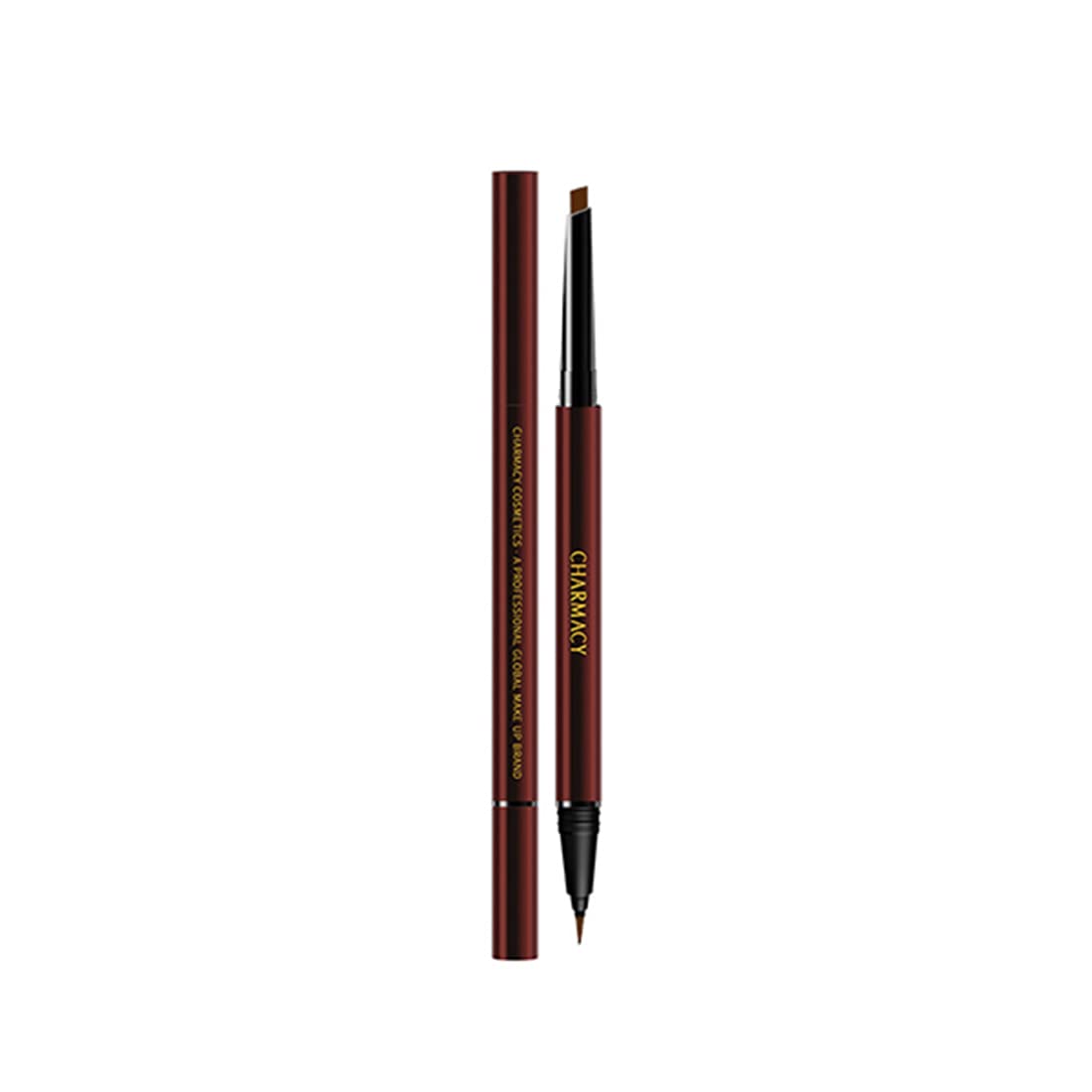 Charmacy Milano Duo Eyebrow Filler and Eyeliner Sketch (Black) - 0.6 ml, Water Proof, Smudge Proof, Mess-Free Eyeliner, Precision & Control, Natural Brows-image-24