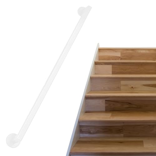 Multiuso: la scala può essere utilizzata non solo per scale interne ed esterne, ma anche per bagni, maniglie della porta, cucina, scale scolastiche, pali industriali, pali appendiabiti, portasciugamani, ecc. Sicurezza extra come ils in corridoi e corridoi, cantine, giardini, ville, soffitte, bar, appartamenti, scale.