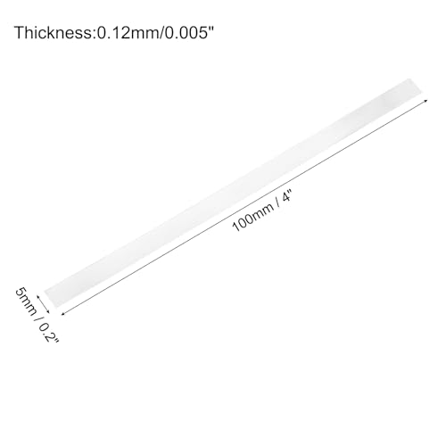 Image of MECCANIXITY Pure Nickel Strip 0.12mm x 5mm x 100mm Battery Soldering Tab Nickel Solder Tab for Battery Pack and Spot Welding 20 Pcs
