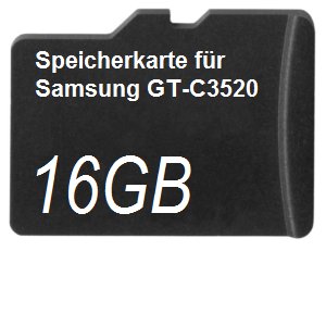 Preisvergleich Produktbild DSP Memory 16GB Speicherkarte für Samsung GT-C3520