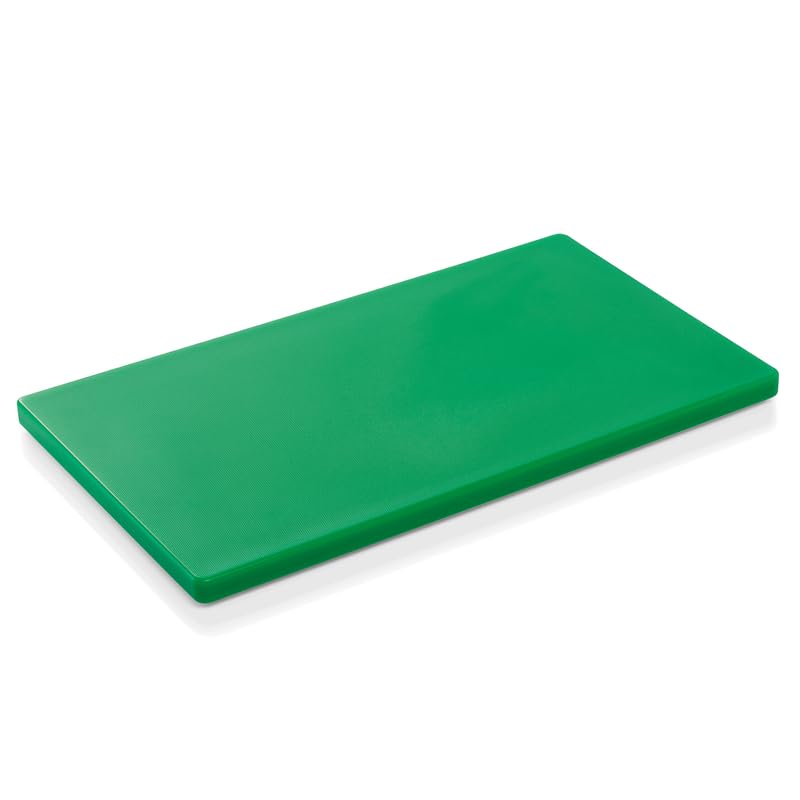 6 tablas de cortar HACCP de 50 x 30 x 2 cm de polietileno amarillo, verde, azul, rojo, marrón, blanco + soporte para tabla de cortar