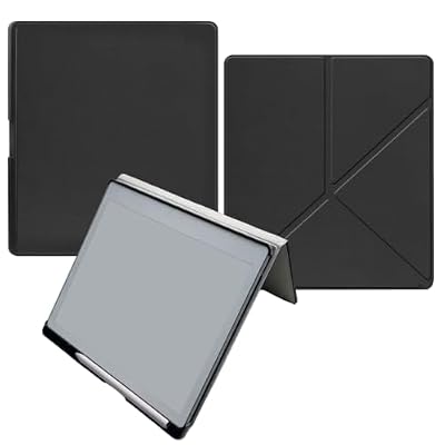 Case Compatible with Remarkable Paper Pure Tablet, Protective PU Leather Cover with Pen Slot, Auto Sleep/Wake, Magnetic Closure, Multi-Viewing Angles, Slim Lightweight Folio Case,Black