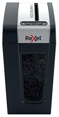 Rexel Secure Mc4-Sl Whisper-Shred, Distruggidocumenti Manuale Personal, 4 Fogli, Taglio Micro, Sicurezza P-5, Capacità 14 Litri, 2020132