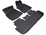 XCP 3D Custom All Weather Floor mats fits 2016 2017 2018 2019 2020 2021 2022 Tesla MODEL3 Waterproof Anti-Slip Front and Rear Complete Set