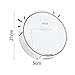 3 in 1 Robot Vacuum Cleaner with Sweeping, Mopping, and Vacuuming Functions for Hard Floors, Smart Navigation, Automatic Scheduling, Slim 21 x 21 x 5.5 cm Design, Home and Bedroom Use(Black)