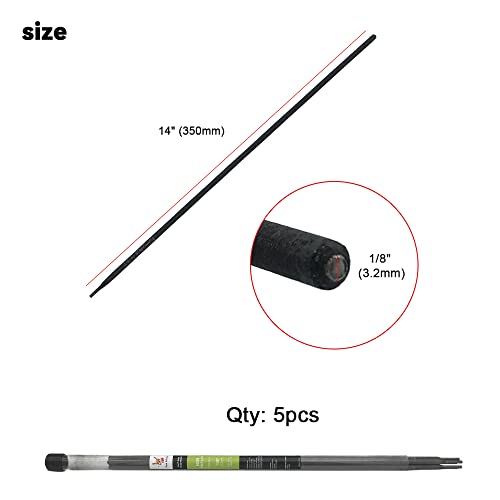 Enife-Ci 5Pcs 55-Percent Nickel Cast Iron Welding Electrode Rods Welding Stick (1/8'') #TOP2