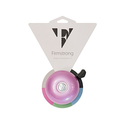 Firmstrong Classic Beach Cruiser Bicycle Bell, Pink #TOP1