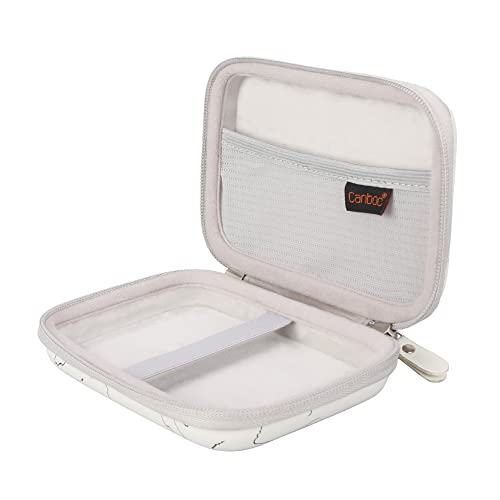 Canboc Hard Case For Hp Sprocket Select Portable 2.3X3.4 Instant Photo Printer (Eclipse), Mesh Bag Fit Zink Photo Paper, White #TOP5