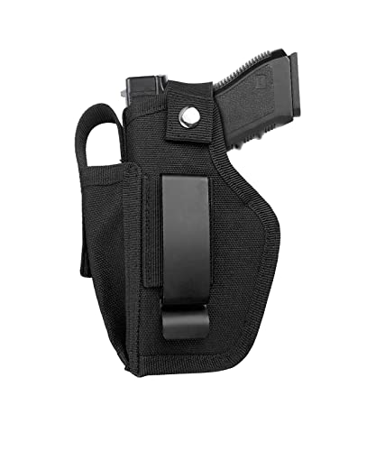 Tacwings Gun Holster Men/Women, Pistols 9Mm 380 45Acp, Iwb/Owb Concealed Carry Pistol Holsters With Mag Pouch, Ccw Right & Left Hand Gun Holder Fits Glock S&W M&P Sig And Similar Handgun #TOP4