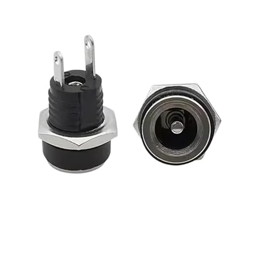 Prise femelle 5.5x2.1 DC-022B à connexion stable et vissage sécurisé pour boîtier plastique