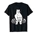 Polar Bear Haltérophilie Gym et amoureux des animaux T-Shirt