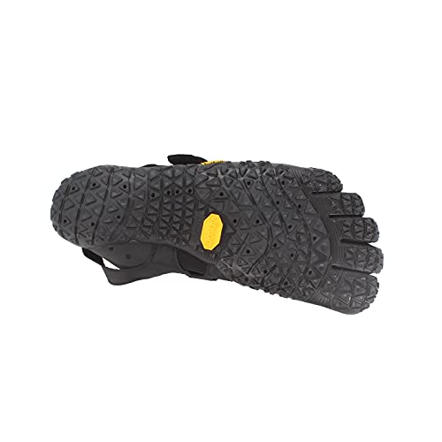 Vibram Tênis masculino de cinco dedos, V-Aqua, Preto, 8.5-9