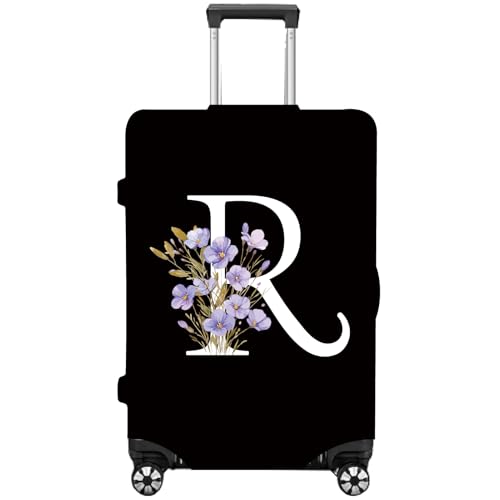 CREATCABIN Funda para Maleta,Protectora para Baúl de Viaje,Equipaje con Cremallera,Banda Elástica,Tapa para Maleta,Resistente A Arañazos,Se Adapta A 22-25 Pulgada de Protección para Equipaje