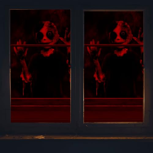 47×32 Inch Halloween Curtains for Living Room Horror Theme Curtains