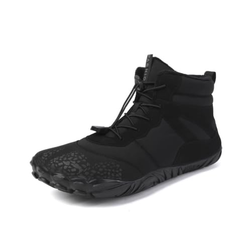 CLYCTIPWomen Winter Warm Snow Boots Ladies Slip On Water-resistant Outdoor Fur Lined Ankle Booties Comfortable Outdoor Shoes Size 3-9