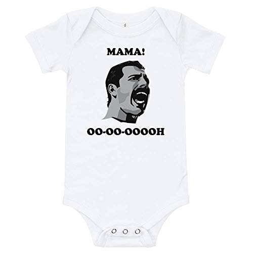 Image of Mama Ooh Bohemian Rhapsody Baby Bodysuit, Unique Baby Gift for Queen Fans