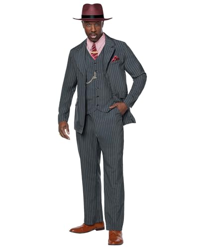 Spirit Halloween Sinners Adult Stack Suit Costume Officially Licensed Horror 1950s Outfit Men Size ADULT MEDIUM Standard Multicolor