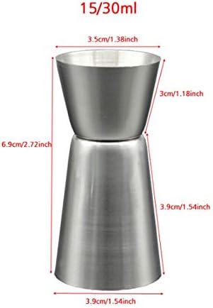 Set de Coctelera de Acero Inoxidable 550ml con Medidor miniatura 4