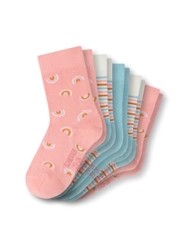 Schiesser Mädchen 5 Pack Rainbow Socken, Sortiert 1_183285, 31-34 cm