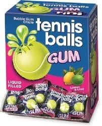 Tennis Balls Gum, FINI, 200 Pieces Filled Liquid in one Box, Original from Spain