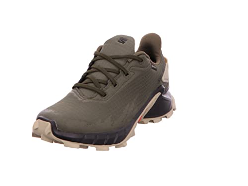 SALOMON(サロモン) ALPHACROSS 4 GTX トレイルランニング シューズ ユニセックス OLIVENIGHT/BLACK/MOSSGRAY 28.5
