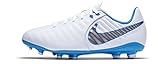  Nike Legend 7 Academy FG, Zapatillas de Fútbol Unisex Niños, Blanco (White Blue Hero/Chrome 107), 38.5 EU