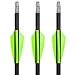 TAC Vanes Driver Arrow Vanes | Archery Fletching for Compound & Crossbow | Durable, Lightweight, High Accuracy, Green 100 Pack