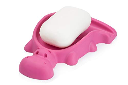 Keyorama Jabonera Hippo para niños - Rosa Cover