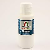 60 ml Italeri Thinner, Diluente a base acquosa per colori acriclici, 60 ml