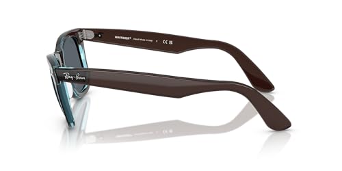 Image of Ray-Ban Rb2140f Original Wayfarer Low Bridge Fit Square Sunglasses for Men for Women