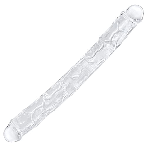 Gode anal transparent en forme de U,Ś-ex Ť-oyș Godemịchés Rroduit Šèẋueladulte Double Tête,Matériau 100% Étanche,Outils