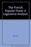 French Popular Front: A Legislative Analysis 0226869148 Book Cover