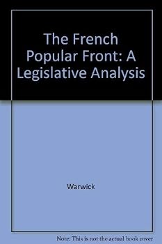 Hardcover French Popular Front: A Legislative Analysis Book