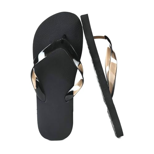 Kschenimy Men Flip Flops Beach Rubber Shower Basic Thong Sandals2