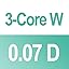 0.07-D-Triple-core-3D W 0.07-D-Triple-core-3D W