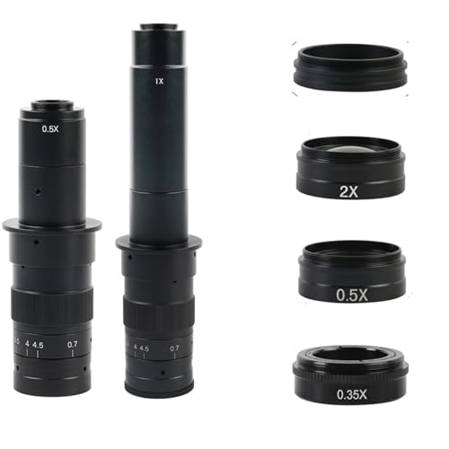 Objectif 0.7X-4.5X zoom monoculaire pour caméra de microscope électronique