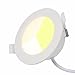 Alpinaluz Downlight LED soffitto incasso 5 W Ø92 mm bianco - Faretto LED circolare CCT 3000 K/4000 K/6000 K selezionabile, taglio Ø75 – 80 mm, IP44 impermeabile per soggiorno, corridoio, bagno o immagine