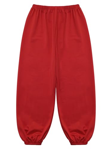YEAHDOR Boys Girls Loose Fit Chinese Kung Fu Pants Tai Chi Martial Arts Practice Trousers Jogger Sweatpants2