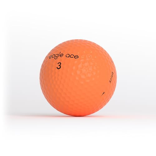 Eagle Ace™ Bolas de golfe híbridas - 2 camadas - distância máxima, controle de rotação ideal (versão