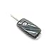 carmonmon Plastic Remote Smart Key Fob Shell Cover Case Bag Holder Cover For VW Beetle Passat Tiguan Touran Jetta MK1-MK6 Golf GTI/Rabbit/R/MK6/MK5 (Carbon Gloss Fiber)