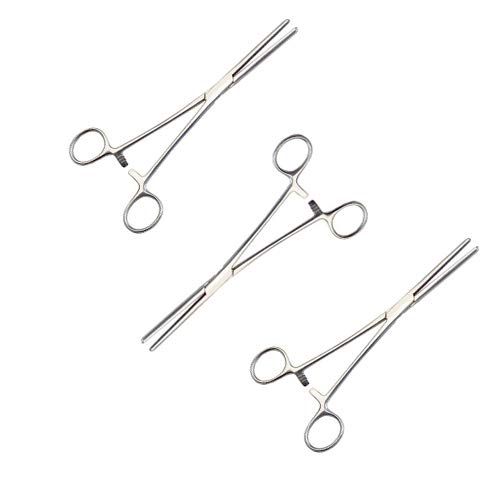 SurgicalOnline 3 Count Rochester Pean Hemostat Forceps Straight 8