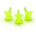 CUESOUL ROST Integrated Dart Shaft and Flights Medium,Green Diamond Shape,Set of 3
