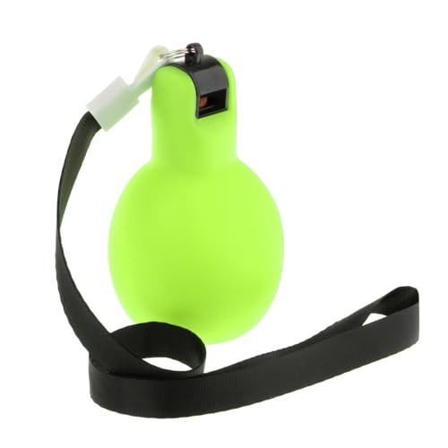 Detailed view of Lljsszr hand whistle and lanyard