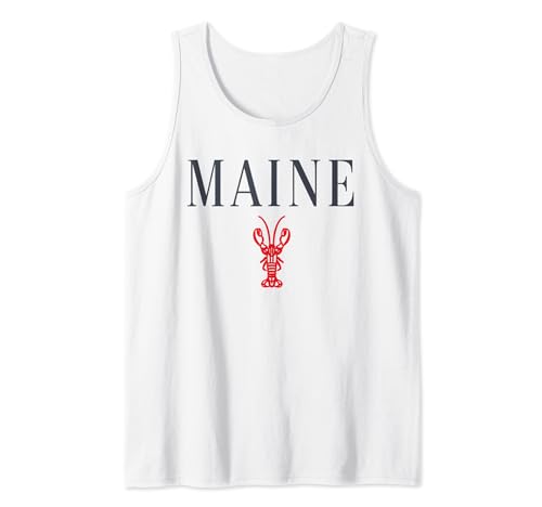 Maine Lobster Vintage Graphic Tank Top