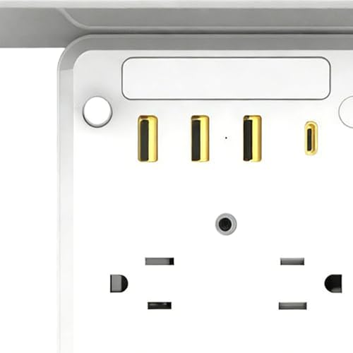 Toma de pared múltiple con regleta cargador para cepillo de dientes 7