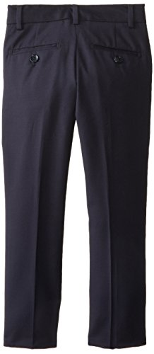 Isaac Mizrahi Black Label Little Boys' Slim Little Solid Fit Wool Pant2