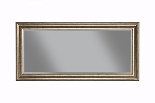 Sandberg Furniture Antique Gold Full Length Leaner Mirror #TOP1
