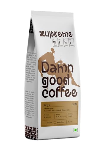 Image of Zupreme Premium Coffee Onyx 100% Arabica | Premium Medium Roast Coffee Beans | Smooth, Rich & Aromatic | Freshly Roasted | Suitable for Espresso, French Press & Filter Coffee